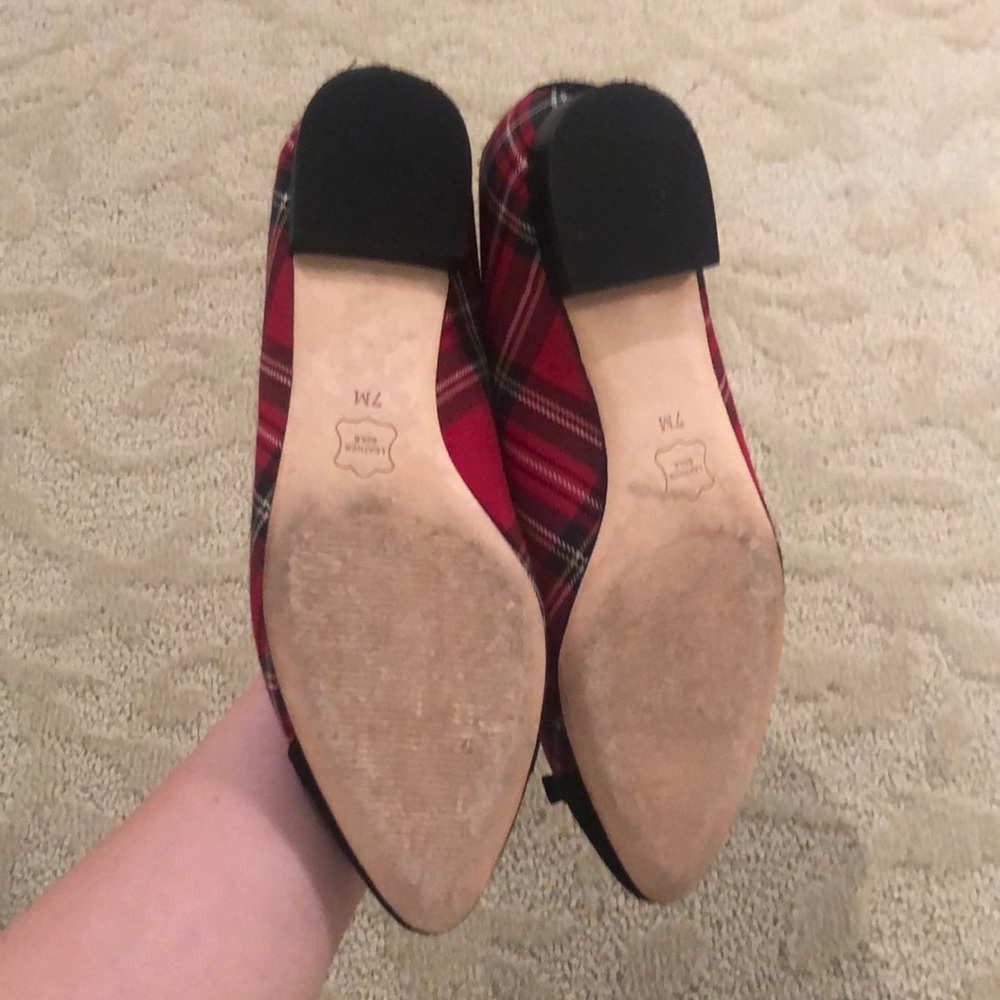 Talbots plaid flats - Picture 3 of 4